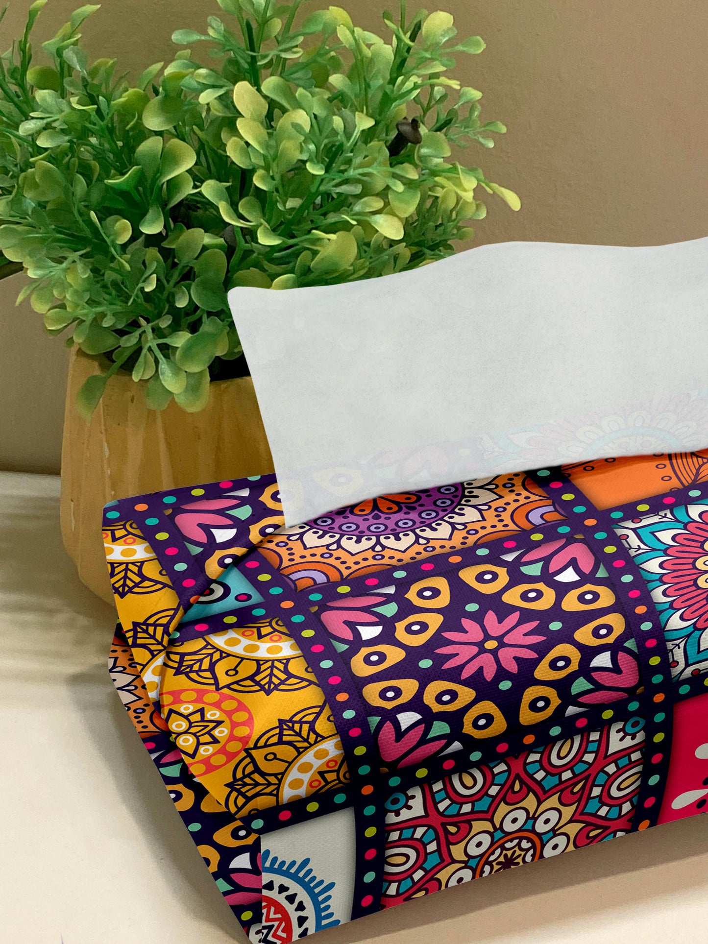 Printed - Prehistoric Tissue box Trendy Home