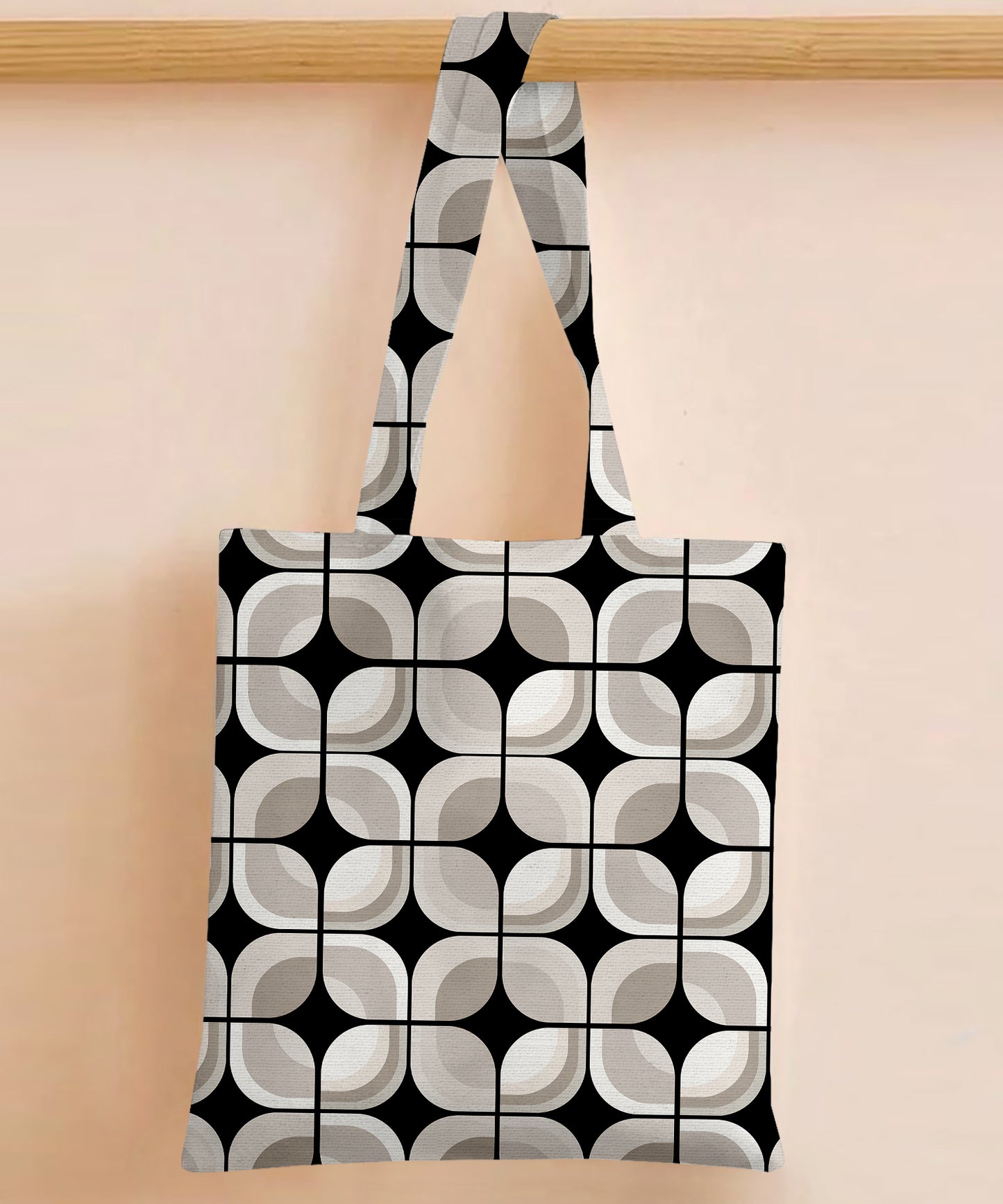 Printed - Retro Slate Tote Bag Trendy Home