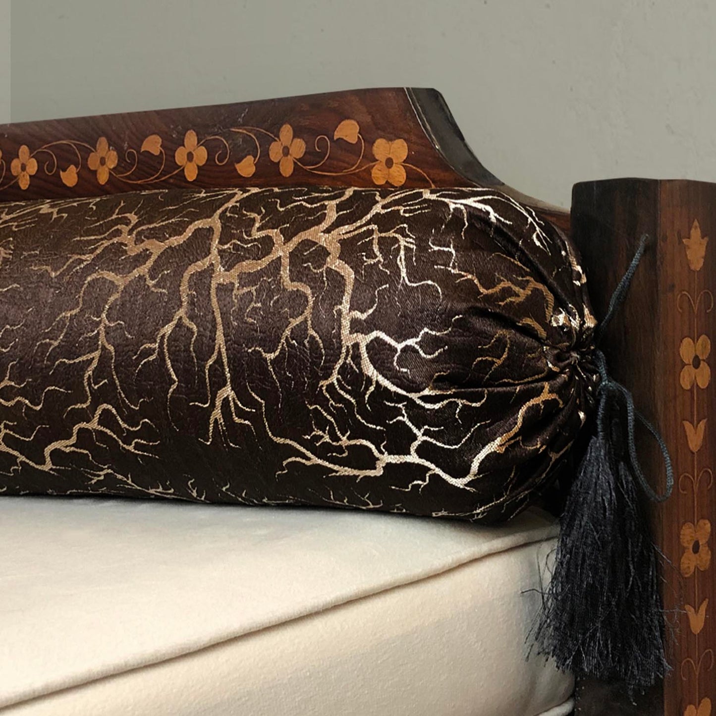 Shanghai - Khaki Round Pillow (pair) Trendy Home