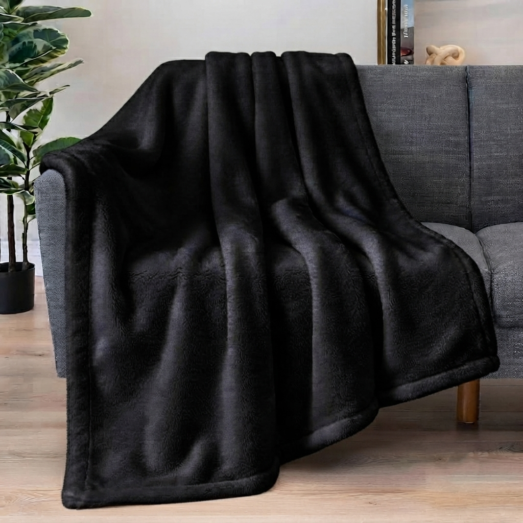 Cat Fur - Obsidian Sofa Throws Trendy Home