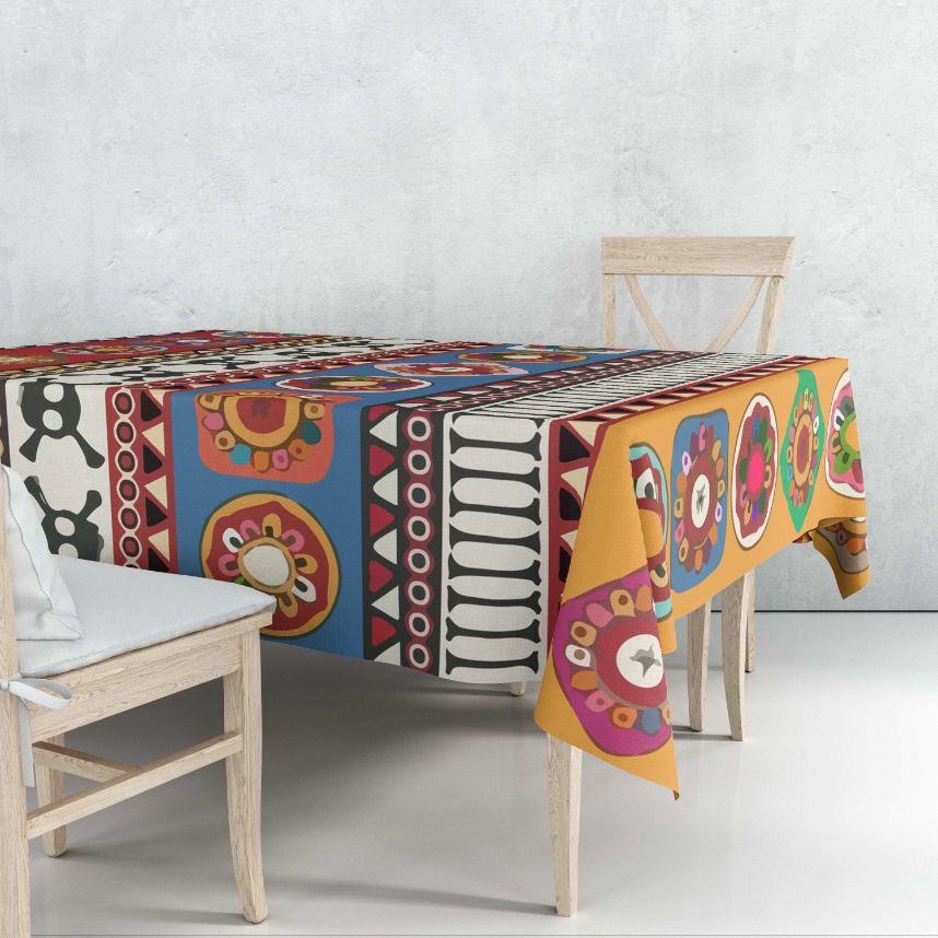 Printed Table Cloth Trendy Home
