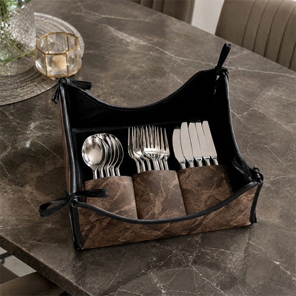 Turkish Velvet - Bronze Cutlery Tray