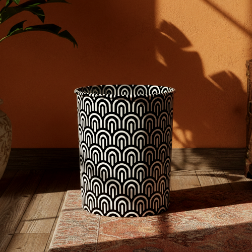 Printed - Monochrome Arch Dustbin Trendy Home