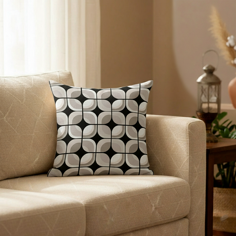 Printed - Retro Slate Cushion Cover Trendy Home