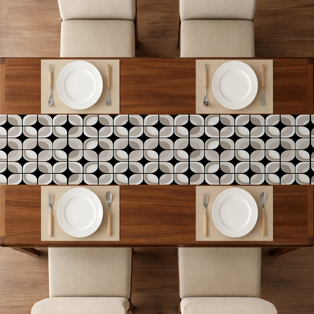Printed - Retro Slate Table Runner Trendy Home