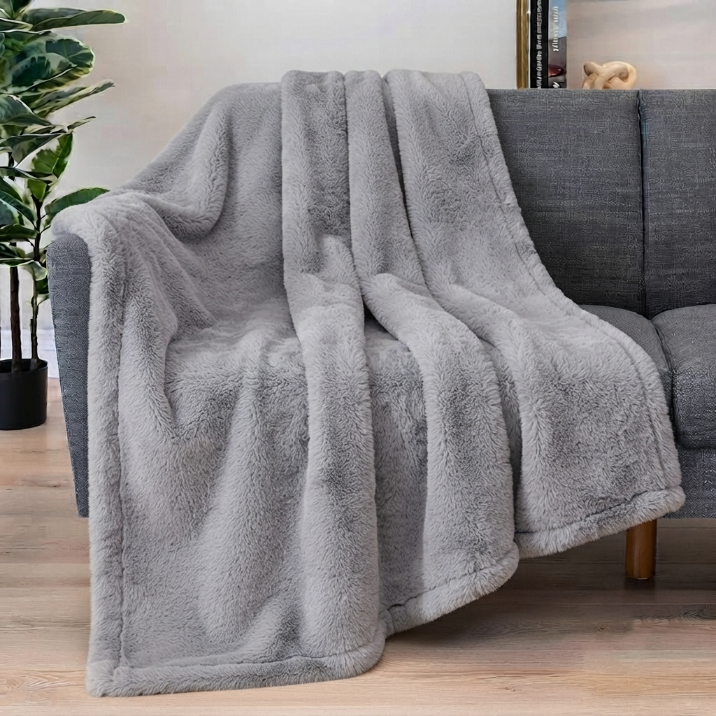 Cat Fur - Peppercorn Sofa Throws
