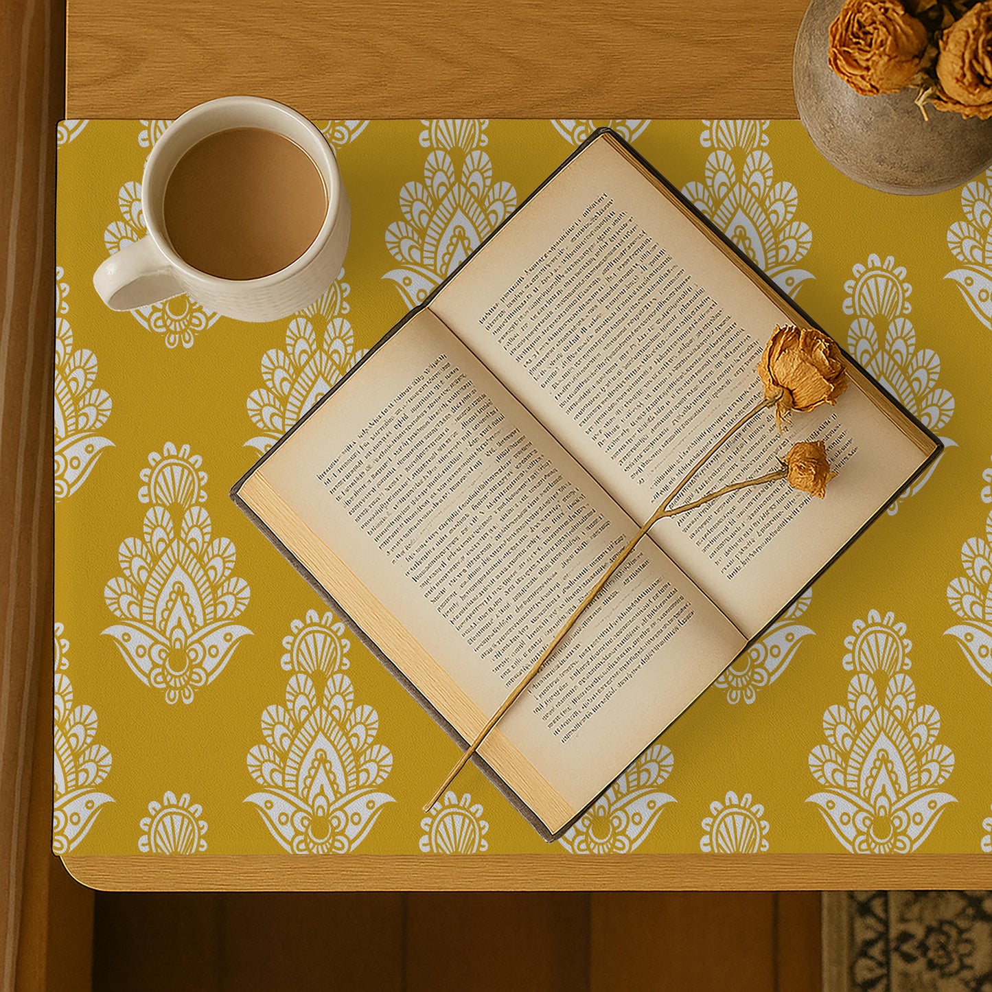 Printed - Ethnic Bed Side Table Accent Trendy Home