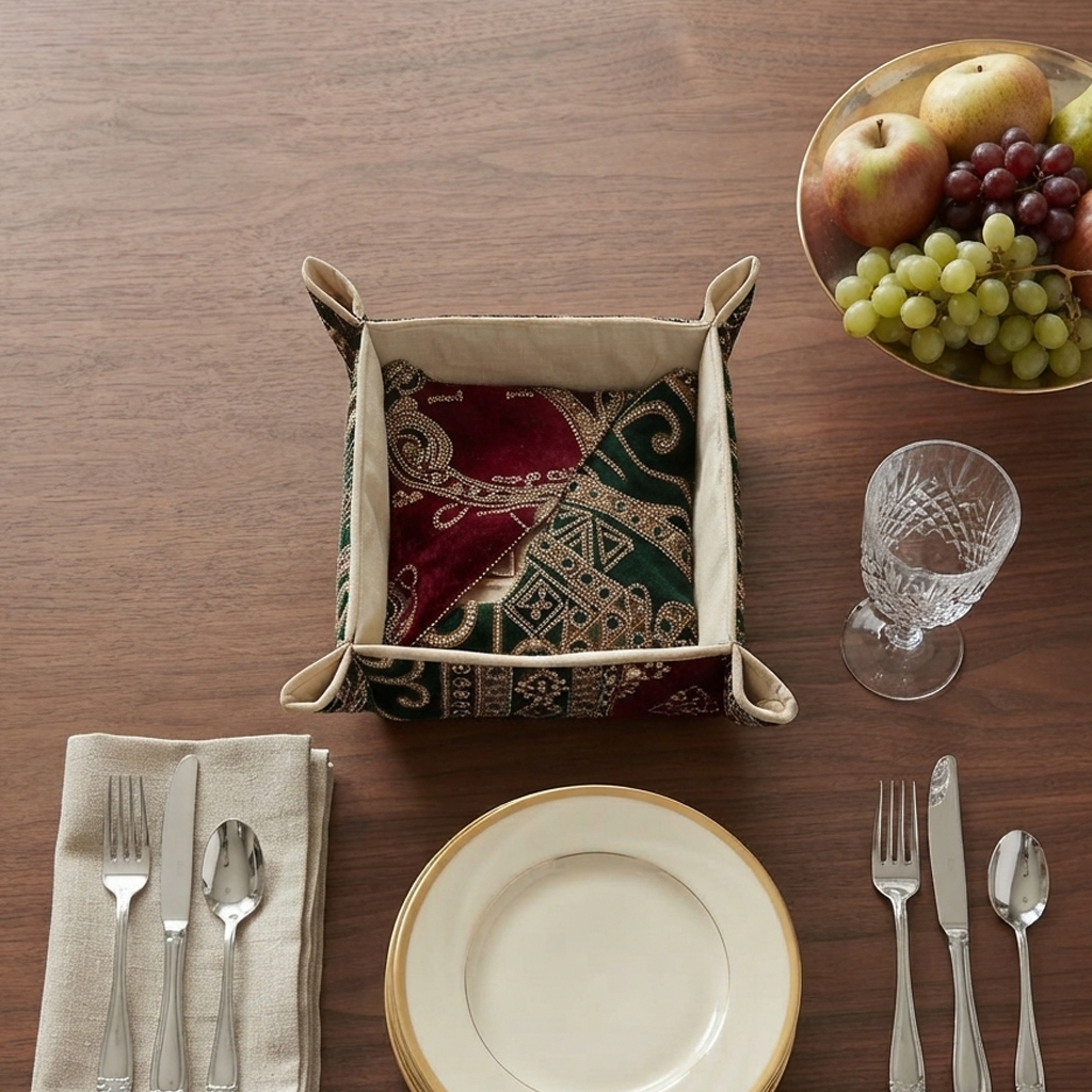 Hand Sequin - Red Green Breadbasket