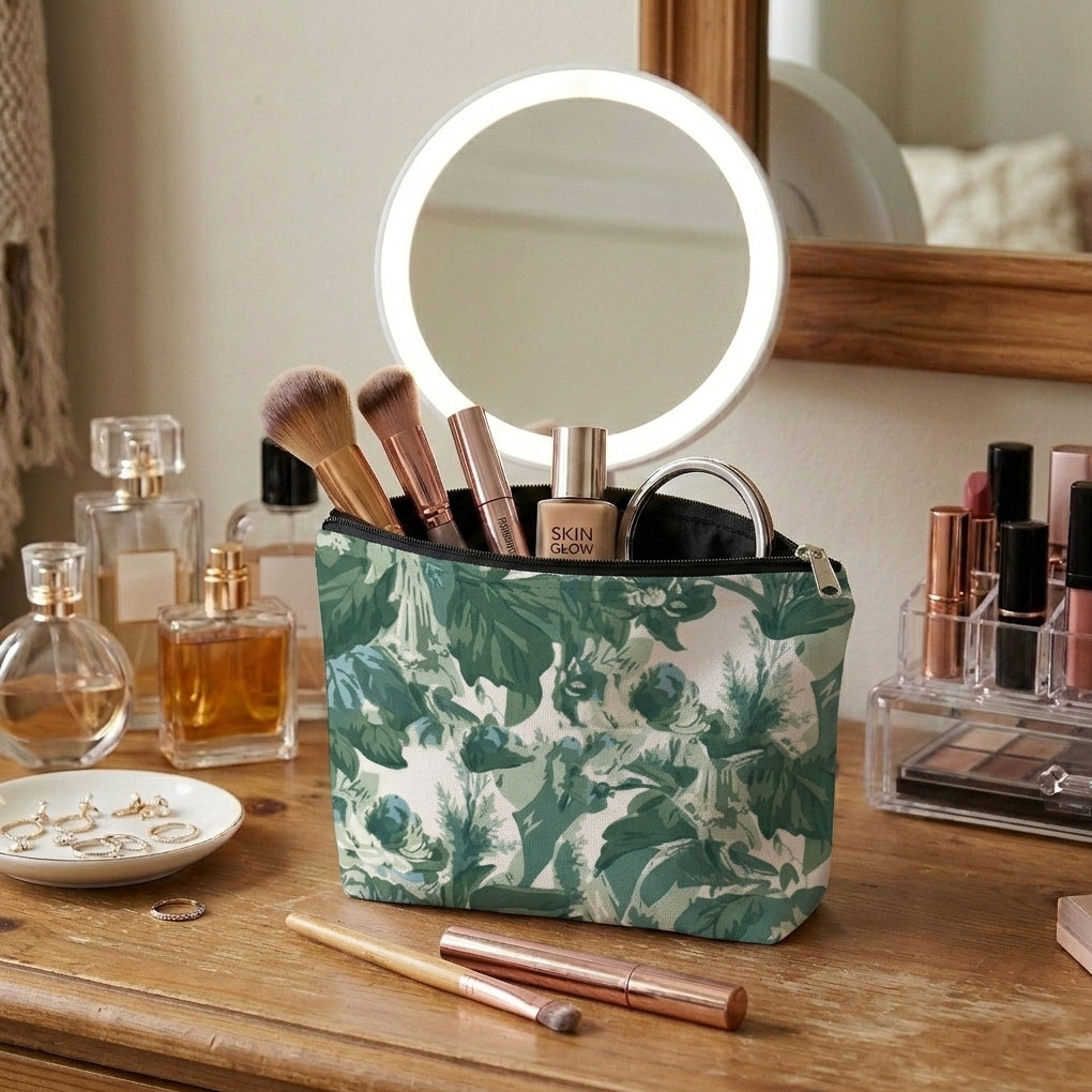 Printed - Victorian Green Cosmetic Pouch