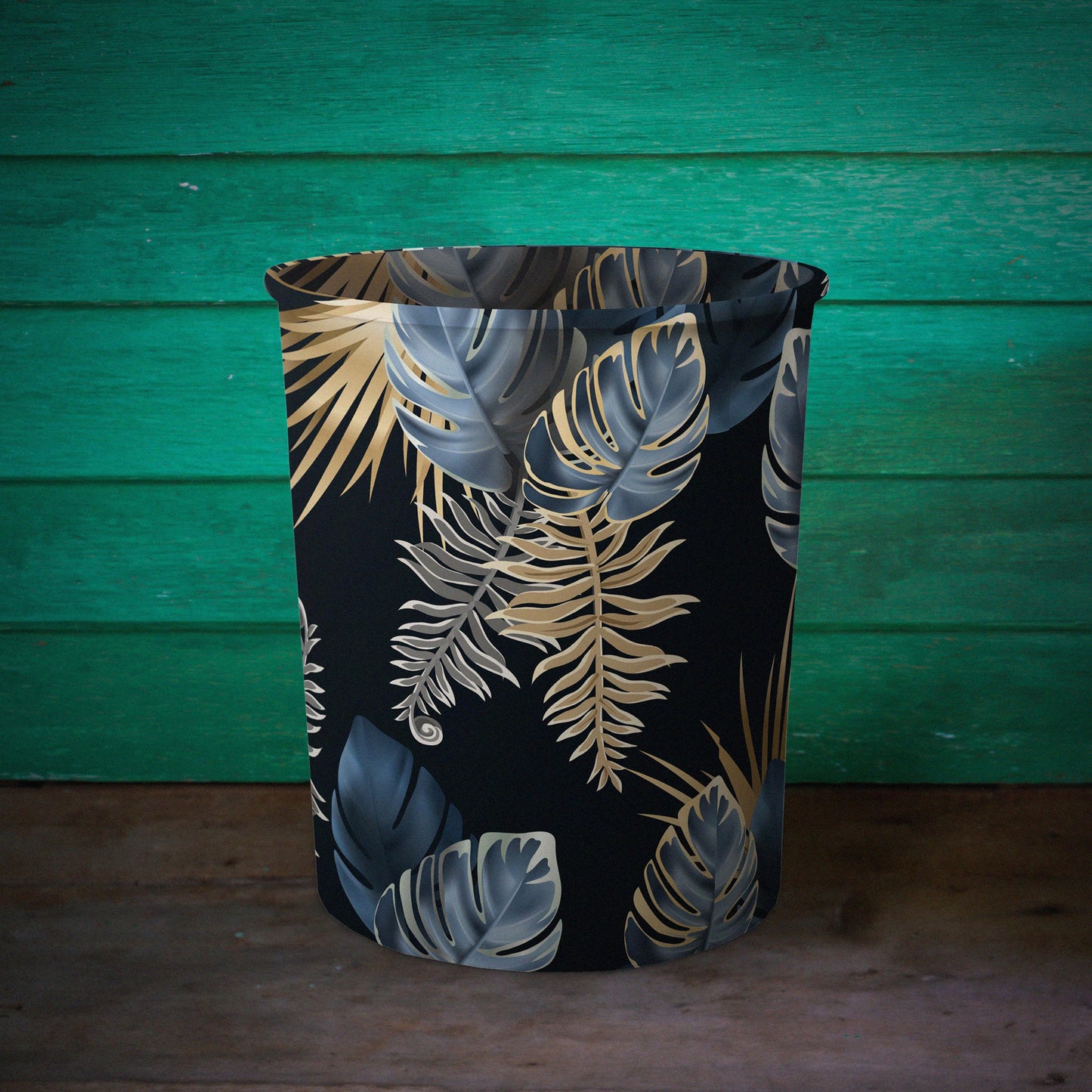Printed - Moon Leaves Dustbin Trendy Home