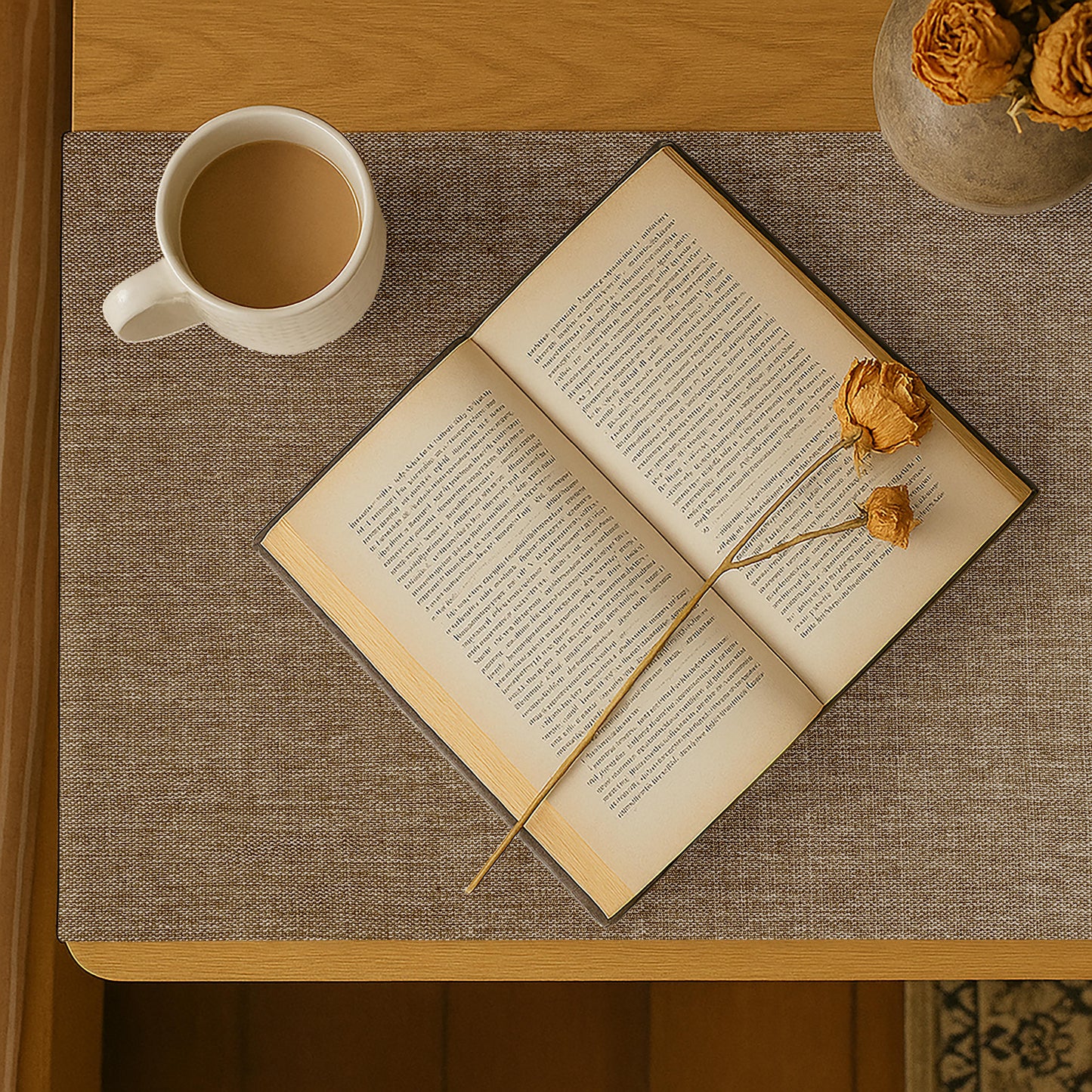 Fine Jute - Mud Bed Side Table Accent Trendy Home