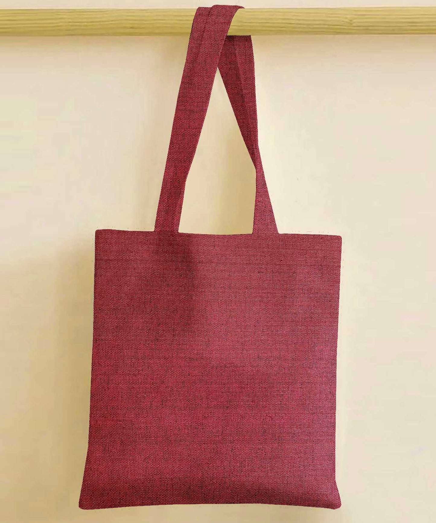 Fine Jute - Plum Tote Bag