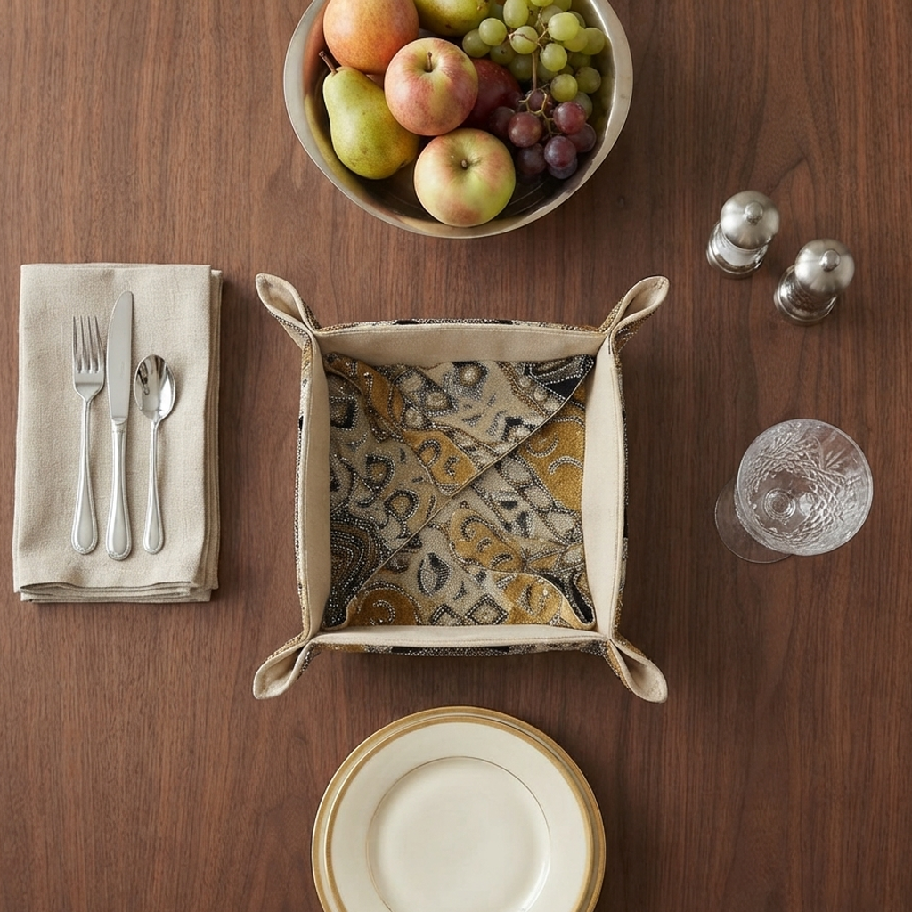 Hand Sequin - Spot Black Breadbasket