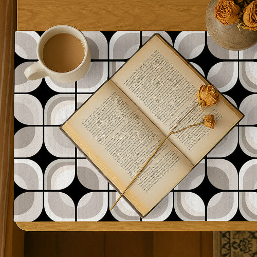 Printed - Retro Slate Bed Side Table Accent Trendy Home