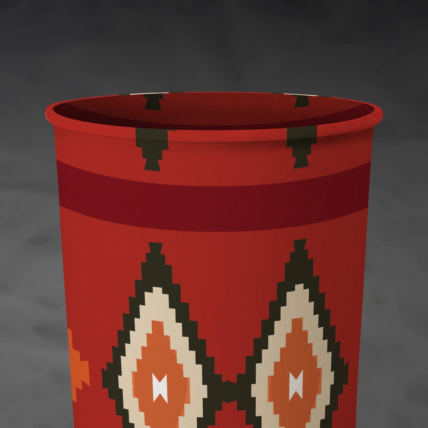 Printed - Azure's Jewel Dustbin Trendy Home