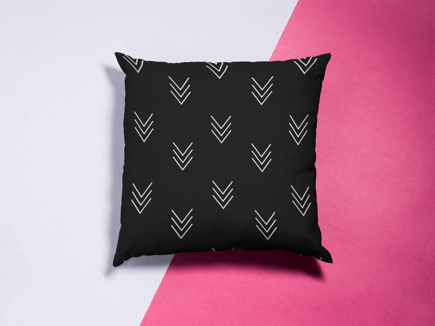 Black Canvas Cushion Cover Trendy Home