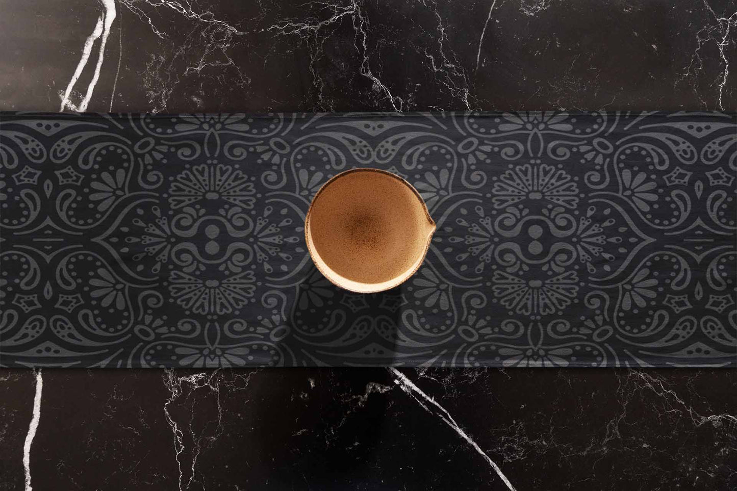 Black Pearls Table Runner Trendy Home