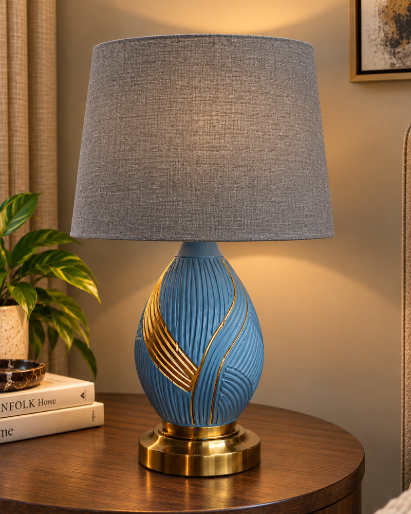 Marrakesh Table Lamp Gray Trendy Home