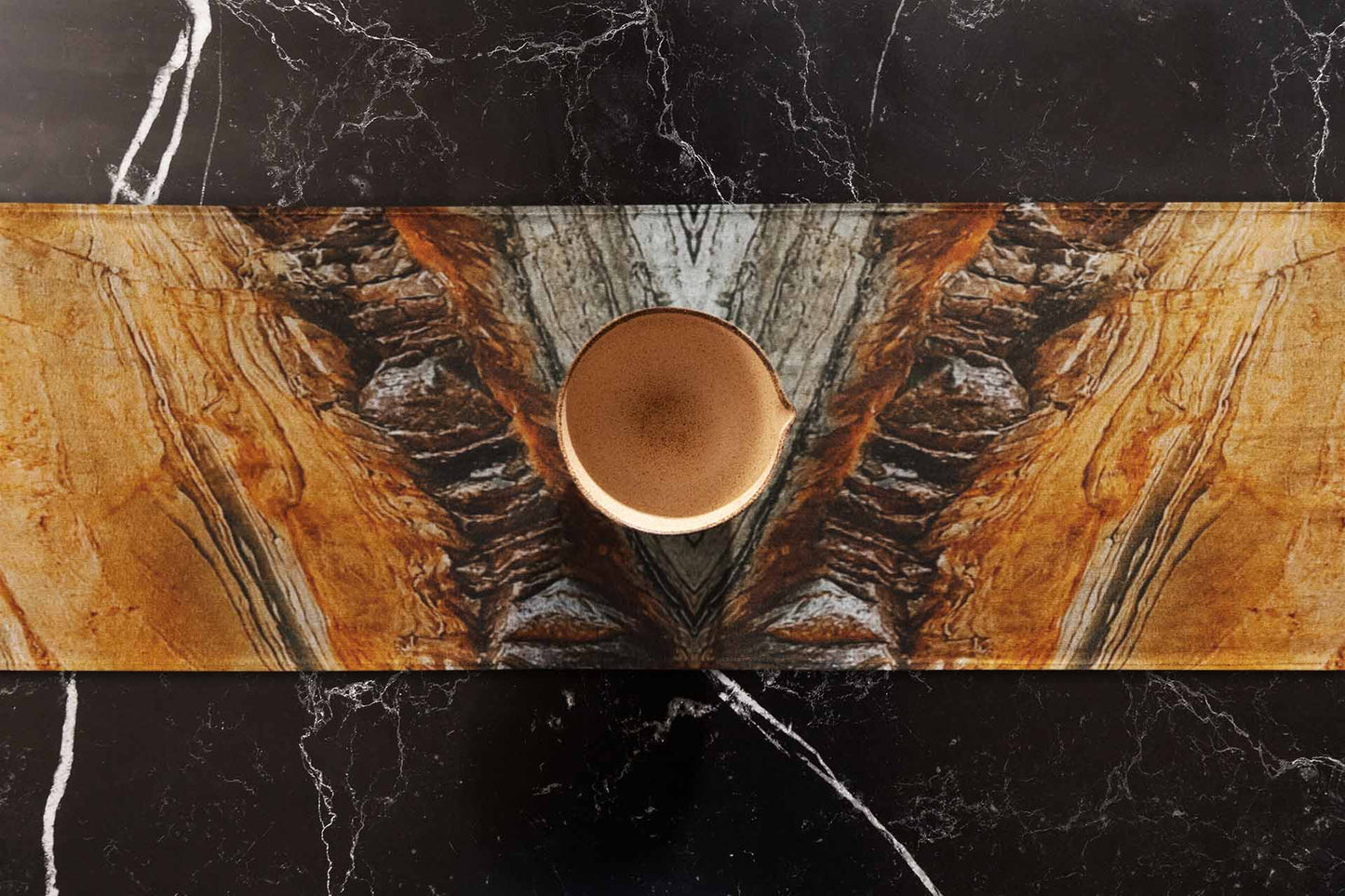 Printed - Earth Jasper Table Runner Trendy Home