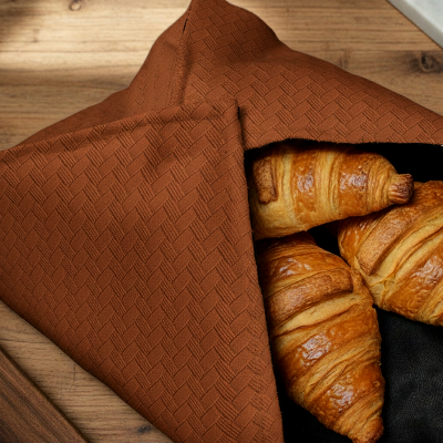 Patterned Leather - Bronze Roti Kapra Trendy Home