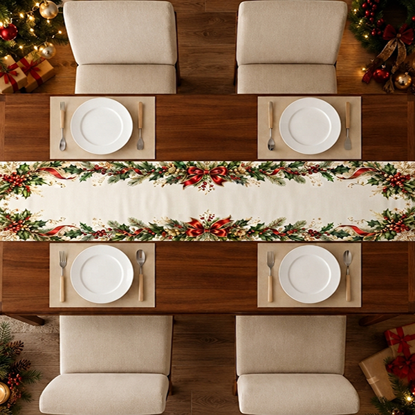 Printed - Festive Table Runner