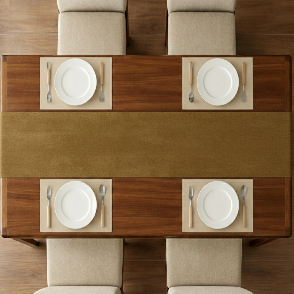 Malai Velvet - Fawn Table Runner Trendy Home