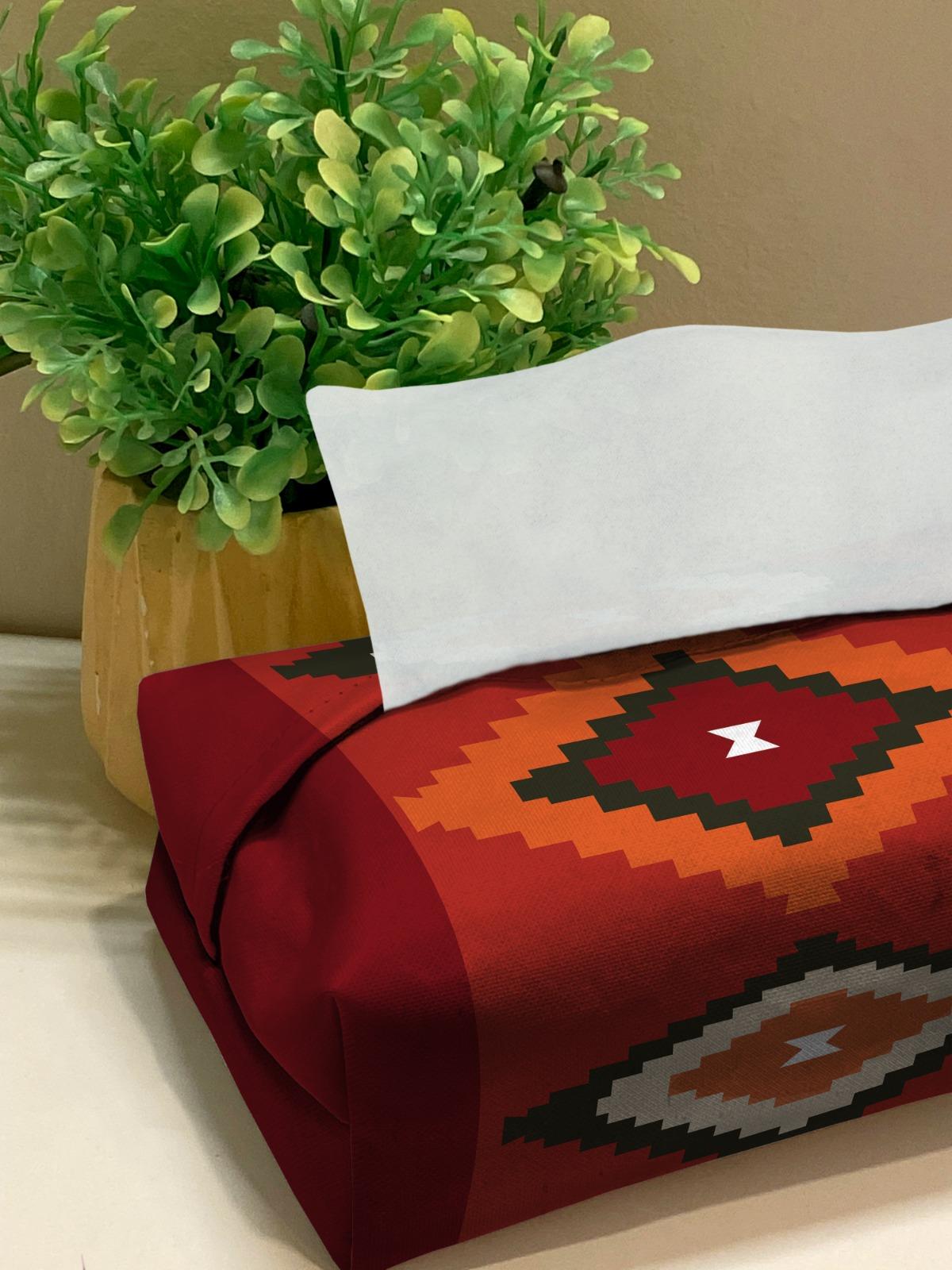 Printed - Azure's Jewel Tissue Box Trendy Home 11.11 Sale