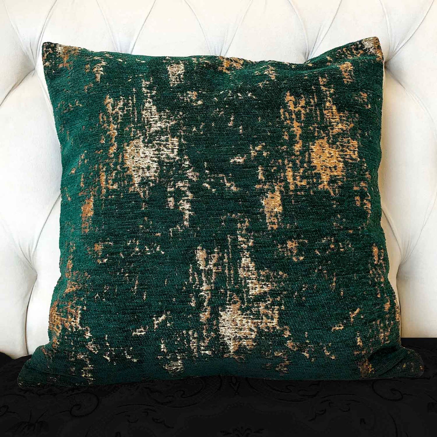 Shanghai Velvet - Emerald Cushion Cover Trendy Home