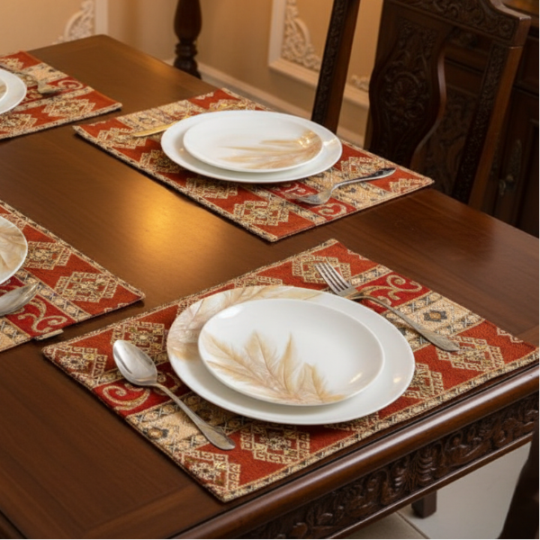 Hand Sequin - Scarlet Table Mat trendy home