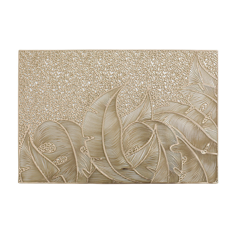 Pvc - Gold Scenery Table Mat