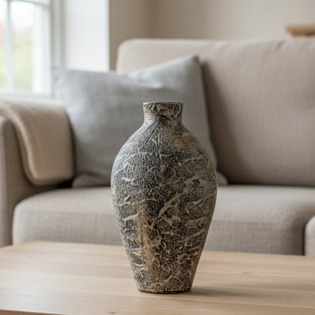 Estate Urn - Graphite Studio Vase