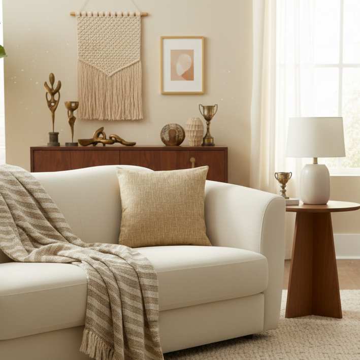 Fine Jute - Mud Cushion Cover Trendy Home