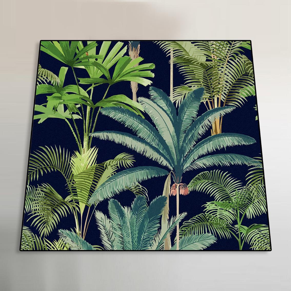 Night Pine Art Portrait trendy home