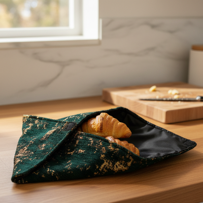 Shanghai Velvet - Emerald Roti Kapra Trendy Home