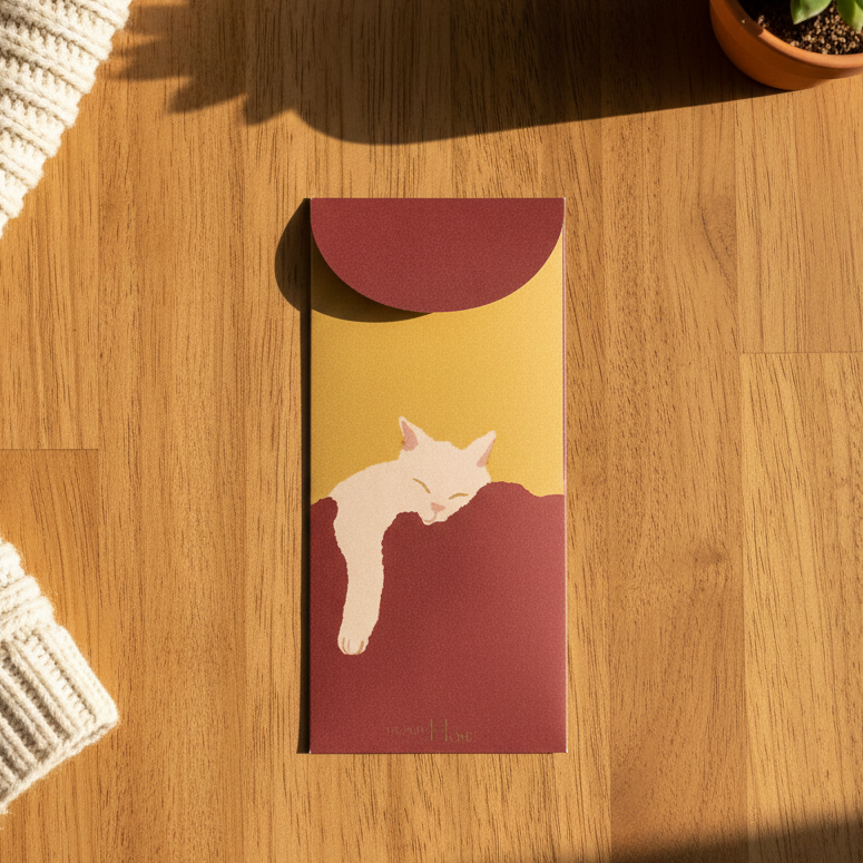 Sleepy Red Envelope Trendy Home