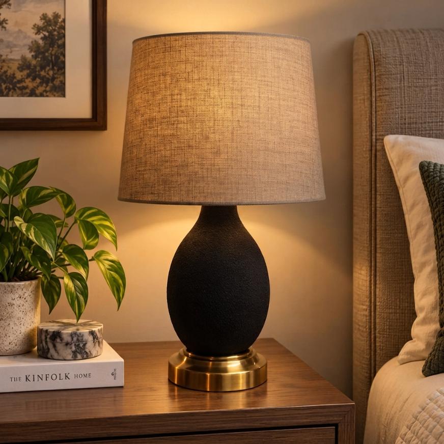 Carbon Studio Table Lamp Beige Trendy Home