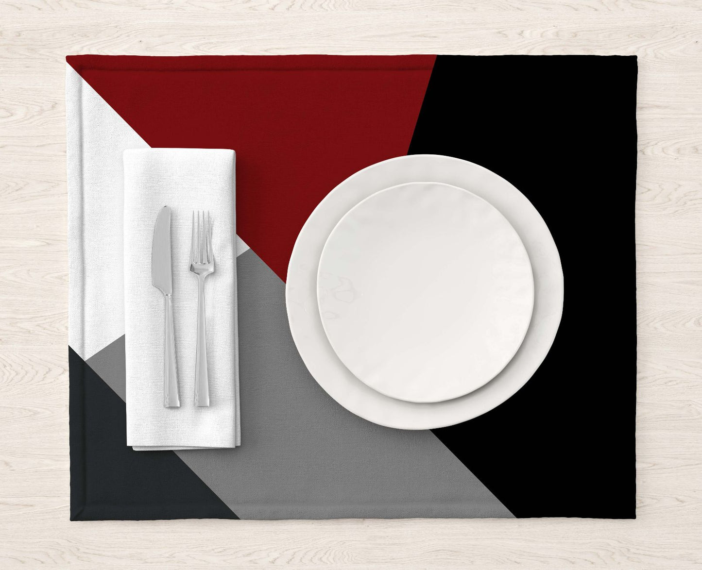 Printed - Victoria Red Table Mat Trendy Home