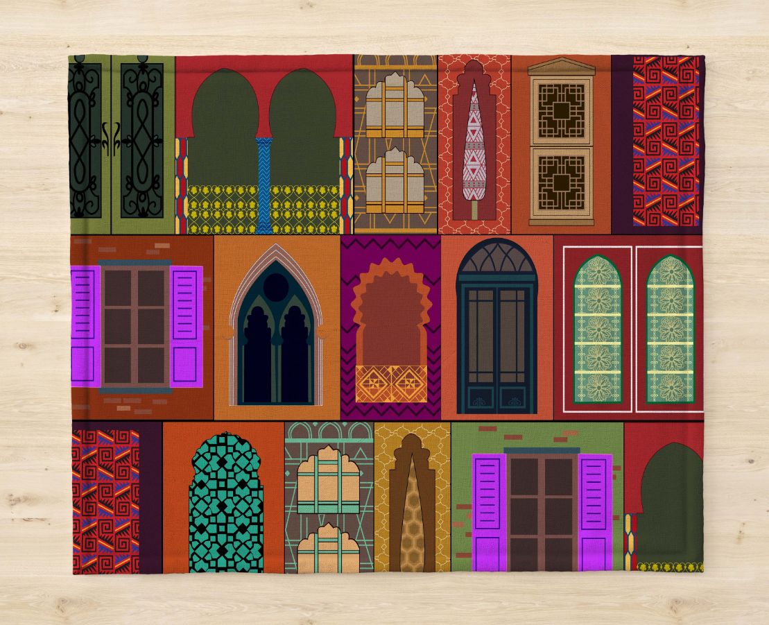 Printed - Mughal Table Mat Trendy Home