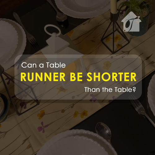 Can a Table Runner Be Shorter Than the Table in Pakistan?