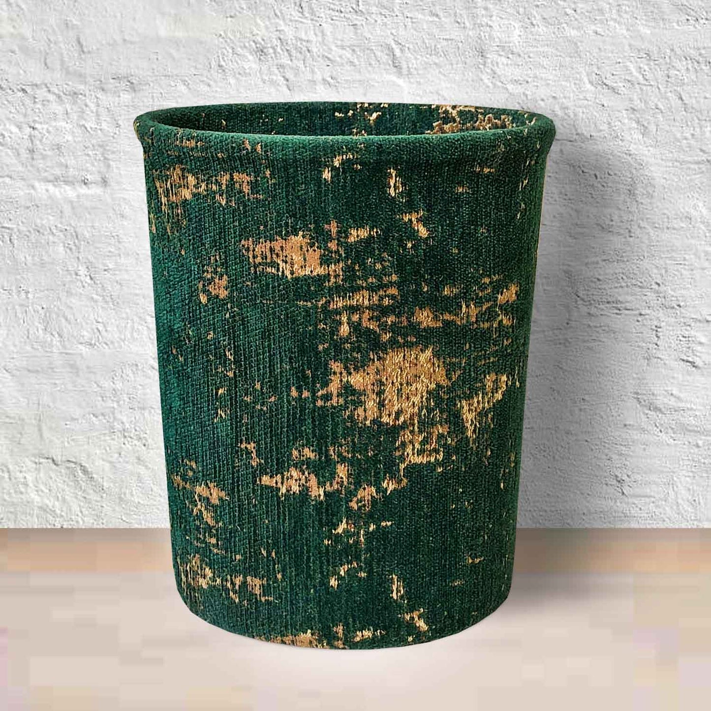 Shanghai Velvet - Emerald Dustbin Trendy Home