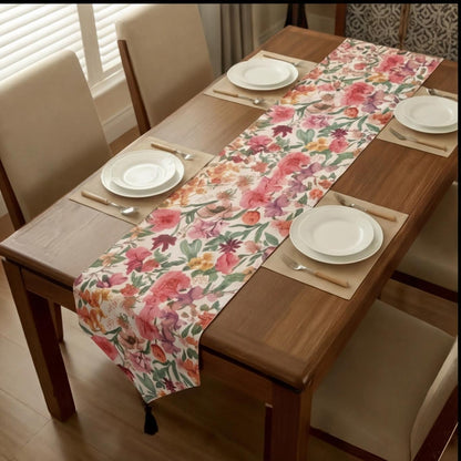 Printed - Meadows Flora Table Runner Trendy Home