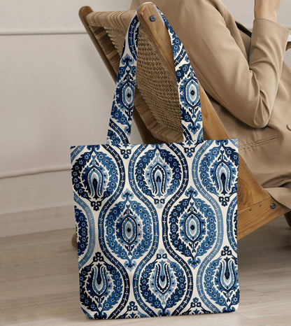 Printed - Moroccan Motif Tote Bag Trendy Home