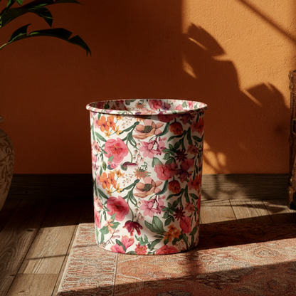 Printed - Meadows Flora Dustbin Trendy Home