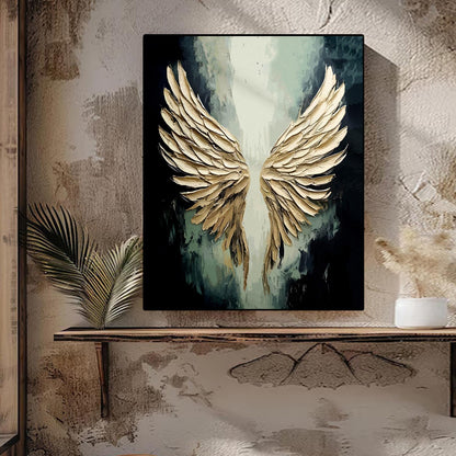 The Angel Wings Art Portrait trendy home