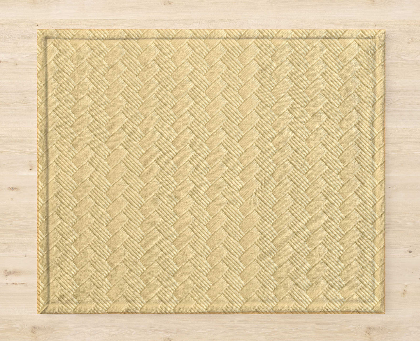 Patterned Leather - Beige Table Mat Trendy Home