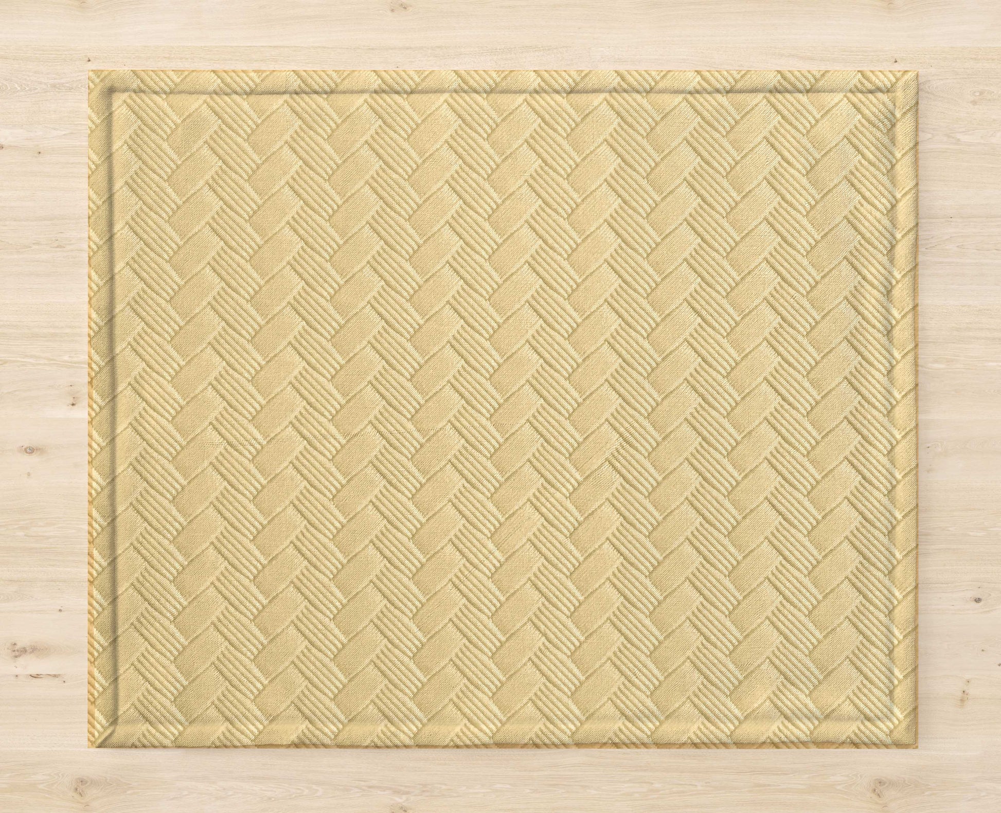 Patterned Leather - Beige Table Mat Trendy Home