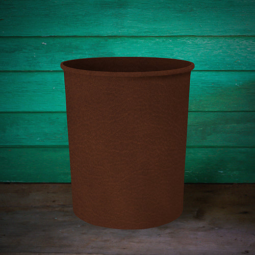 Leather - Burnt Cinnamon Dustbin Trendy Home