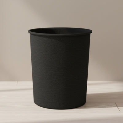 Leather - Black Dustbin Trendy Home