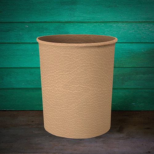 Leather - Peach Dustbin Trendy Home