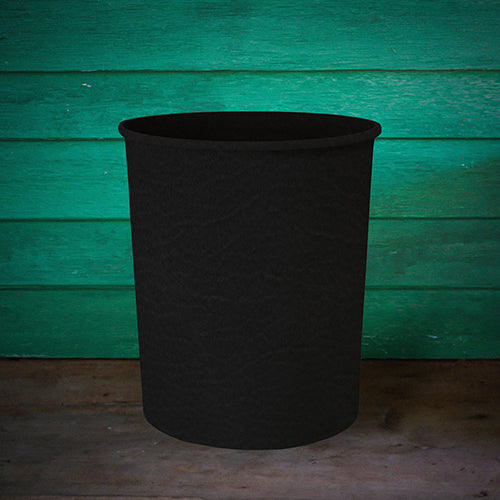 Leather - Black Dustbin Trendy Home